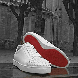 2016新作 ルブタン ルブタン 春夏のマスト 白スニーカー★クリスチャン ルブタンスーパーコピー★ ルイス スパイク
