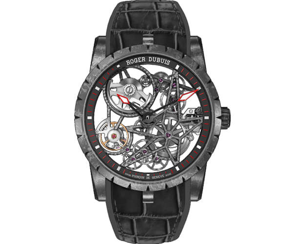 ロジェデュブイ時計スーパーコピー エクスカリバー オートマティックスケルトンカーボン42 RDDBEX0508