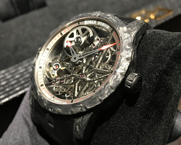 ロジェデュブイ時計スーパーコピー エクスカリバー オートマティックスケルトンカーボン42 RDDBEX0508