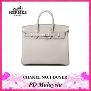 ブランド スーパーコピー おすすめ★トゴ素材×エルメス バーキン２５×パールグレー★レア★