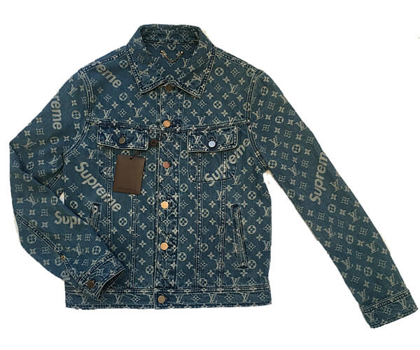 シュプリーム×ルイヴィトン シュプリーム×ルイヴィトンスーパーコピー 2017年 モノグラムデニムジャケット 1A3F9J