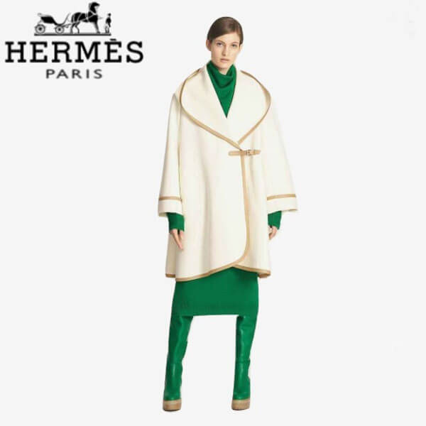 2018秋冬新作★エルメスエルメス服コピー カシミア フード襟のコート