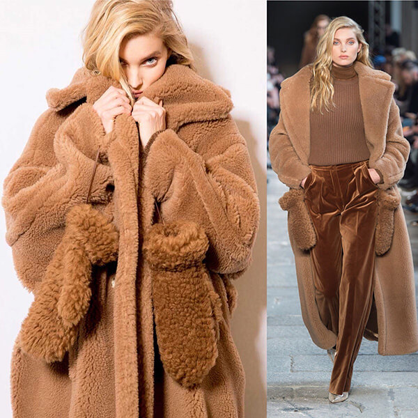 【マックスマーラ】マックスマーラ コピー テディベア 人気のアイコンコート AURELIA!