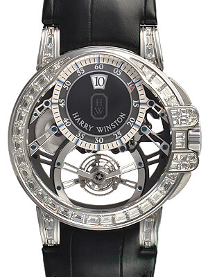 ハリーウィンストン スーパーコピー OCEMTJ45WW002 オーシャン トゥールビヨン ジャンピングアワー 世界限定１０本