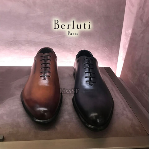 ベルルッティ★AMADEO PERUGIA ベルルッティスーパーコピー レザー オックスフォード/茶系 S4140-V1