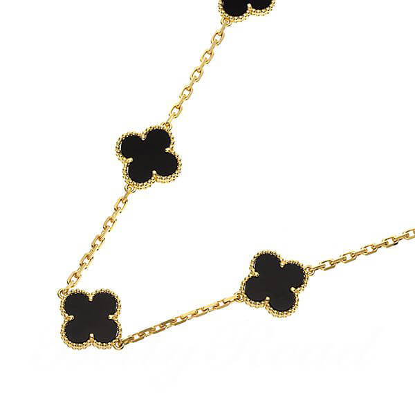 2019新作 ヴィンテージ アルハンブラ ロングネックレス20モチーフ VCARA43100