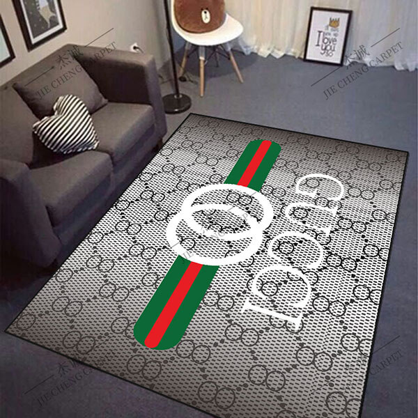 グッチルームマット グッチ 洗えるラグ 滑り止め 丸洗い 絨毯 ビンテージ モダン 4色 9082310