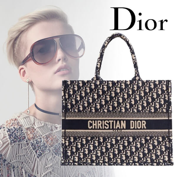 新作 ディオール コピー ブックトート 大きい41.5cm 重ね刺繍 ロゴ入 9091601 VERY雑誌付録!滝沢眞規子さん愛用