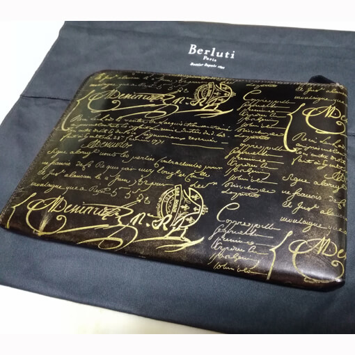 希少 ベルルッティスーパーコピー クラッチバッグ GM 限定ゴールドパティーヌ 9102109