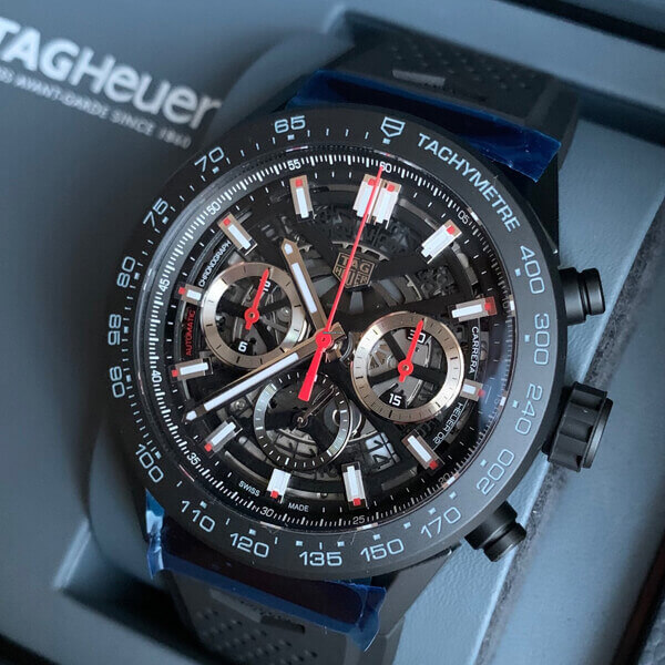 タグホイヤー時計コピー カレラ キャリバーホイヤー02 クロノグラフ45mm CBG2A90.FT6173