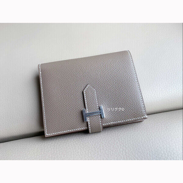 エルメス コピー ベアン☆コンパクト財布☆エトープ/エトゥープ 20050714