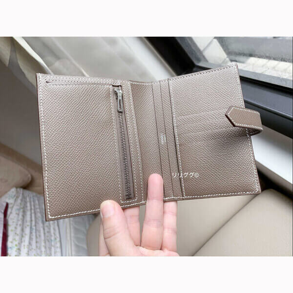 エルメス コピー ベアン☆コンパクト財布☆エトープ/エトゥープ 20050714