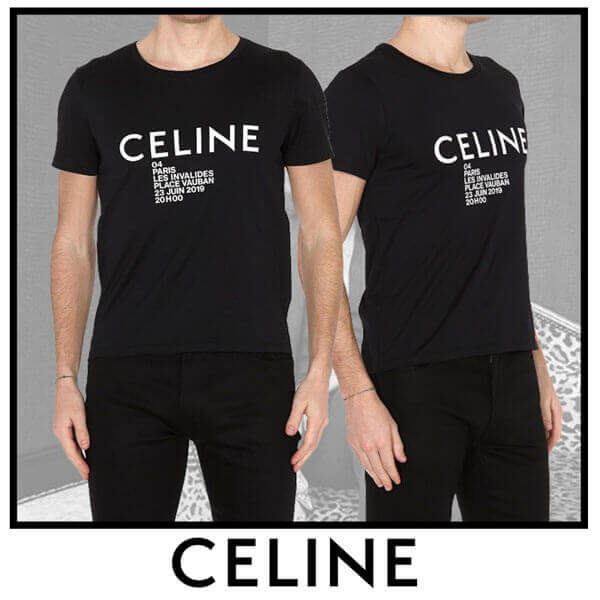 即発★大人気セリーヌ クラシック ロゴ　Tシャツ 偽物 2X308799I.38AW