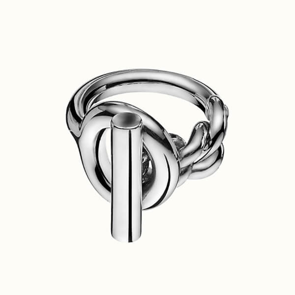 大人気!エルメス リング 指輪 マルジェラ チェーン GM シルバー 925/1000 20051308