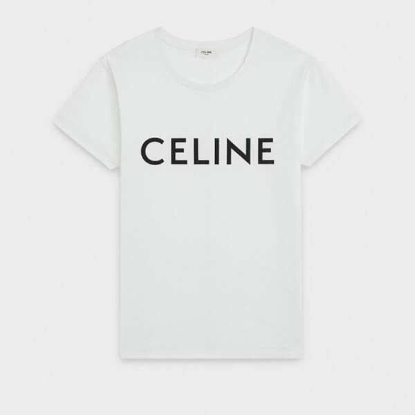 ★超人気 セリーヌ tシャツ 激安 偽物 クルーネック ロゴTシャツ 2色 2X308916G.38A