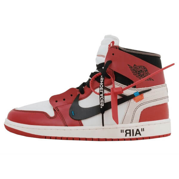 ナイキ 偽物 Jordan × Off-White 1 Retro High Chicago 20091504 赤
