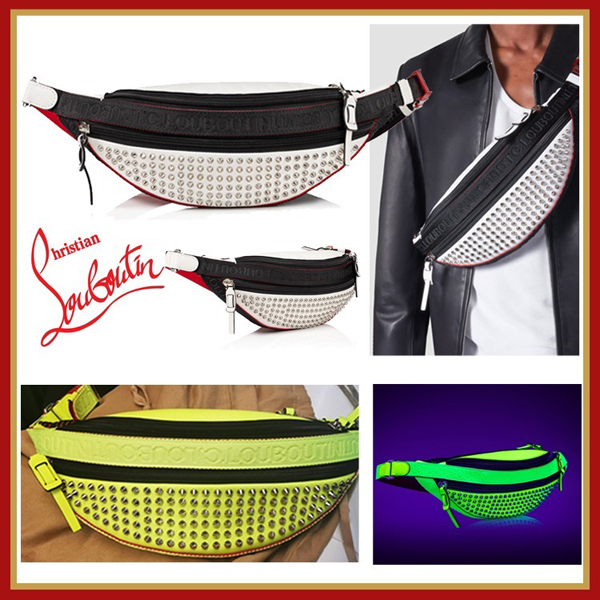 クリスチャン ルブタン 偽物 ルブタン ルブタン☆Parisnyc☆スタッズ クロスボディバッグ 1205120Q716