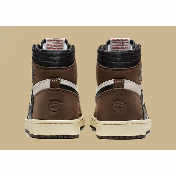 超激安!ジョーダン トラビス 偽物 ナイキ エアージョーダン 1 レトロ CD4487-100 茶色