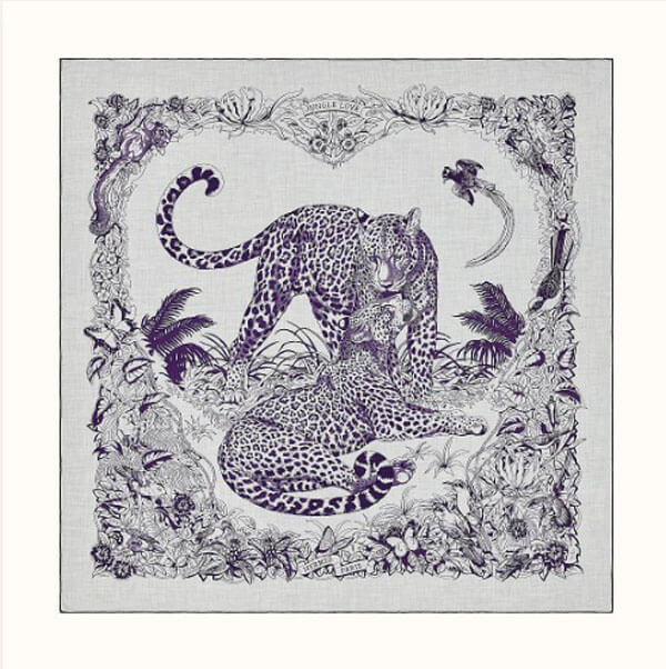 【エルメス】カレジェアン ジャングル ラブ タトゥアージュ 201020C09