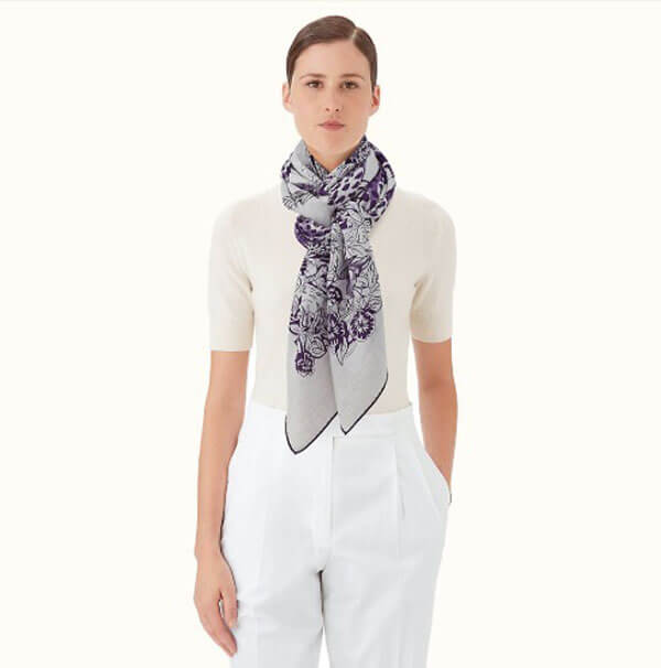 【エルメス】カレジェアン ジャングル ラブ タトゥアージュ 201020C09