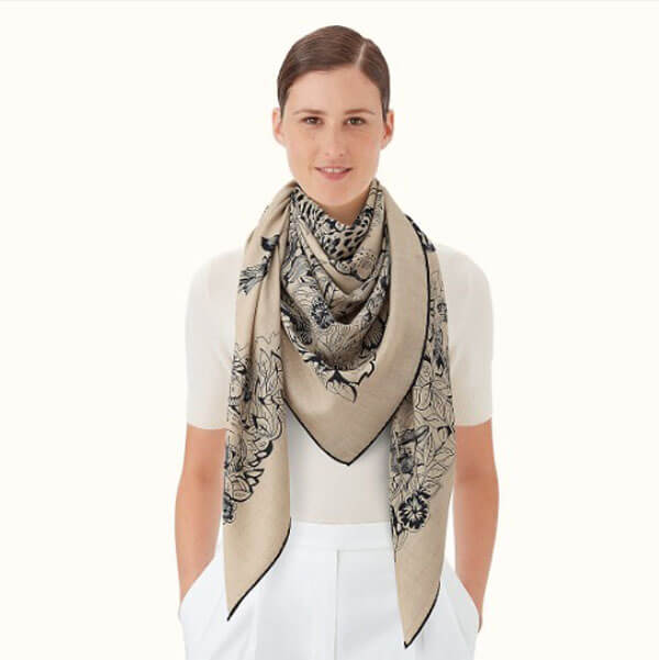 【エルメス】カレジェアン ジャングル ラブ タトゥアージュ 201020C09