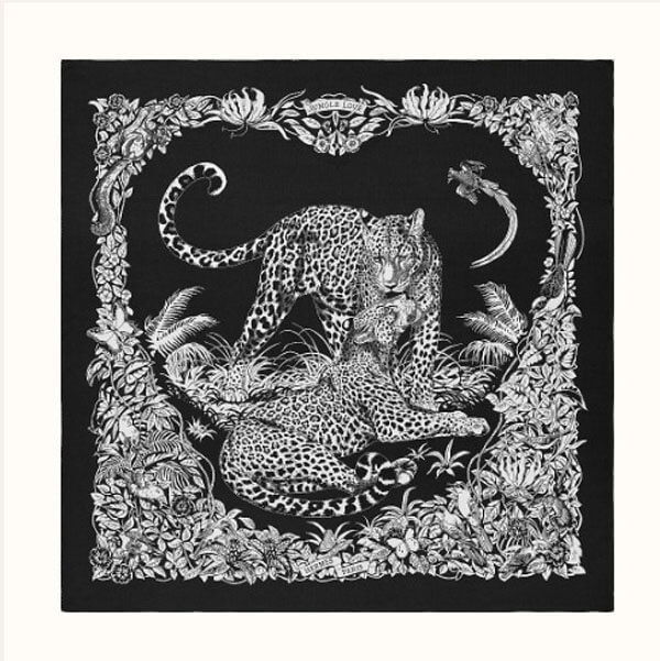 【エルメス】カレジェアン ジャングル ラブ タトゥアージュ 201020C09