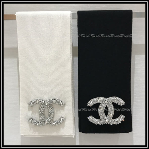 【すぐ届く】シャネル キラキラCCマーク マフラー/ギフトにも♪ 201020C22