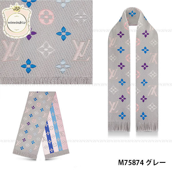 ルイヴィトン エシャルプ・ロゴマニア シャイン マフラー 7色 201020C27