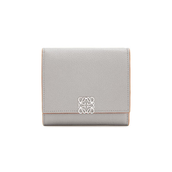 【ロエベ】アナグラムロゴ入り*TRIFOLDミニウォレット*C821TR2X02 黑