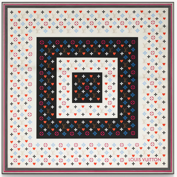 【ルイヴィトン ゲームオン スカーフ 偽物】 カレ・ゲーム・オン スカーフ MP2905