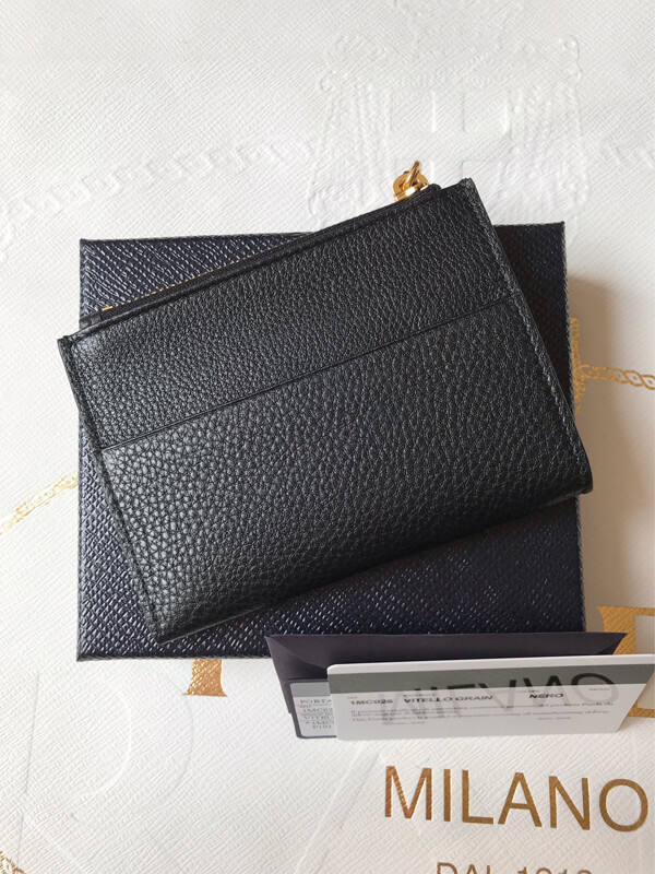 選べるお色≪プラダ≫偽物カードコインケースIMC026≪VITELLO GRAIN≫D1H0289