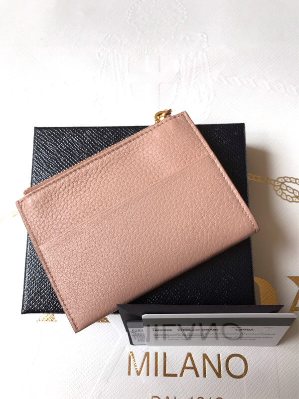 選べるお色≪プラダ≫偽物カードコインケースIMC026≪VITELLO GRAIN≫D1H0289