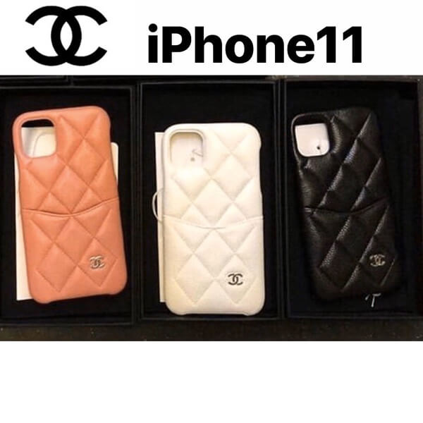 シャネル偽物★待望の20SS新作♪iPhone 11 case★カラバリ有 すぐ届く!F0025