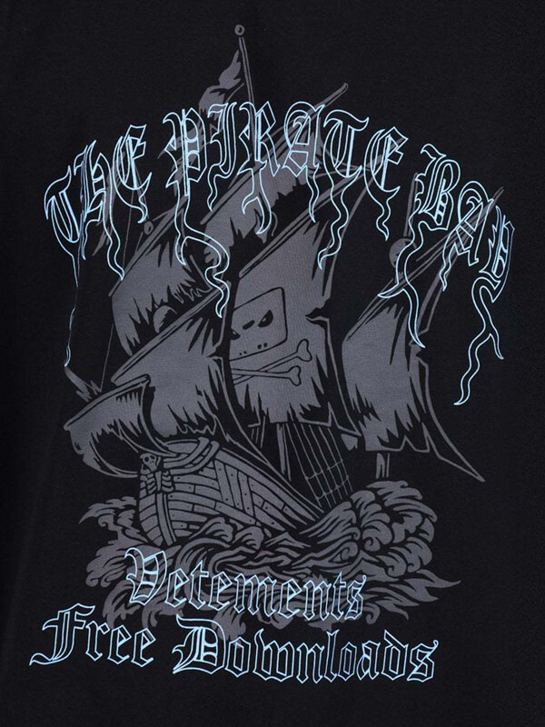 ヴェトモンスーパーコピー(ヴェトモン)The Pirate Bay T-Shirt201116B14809104