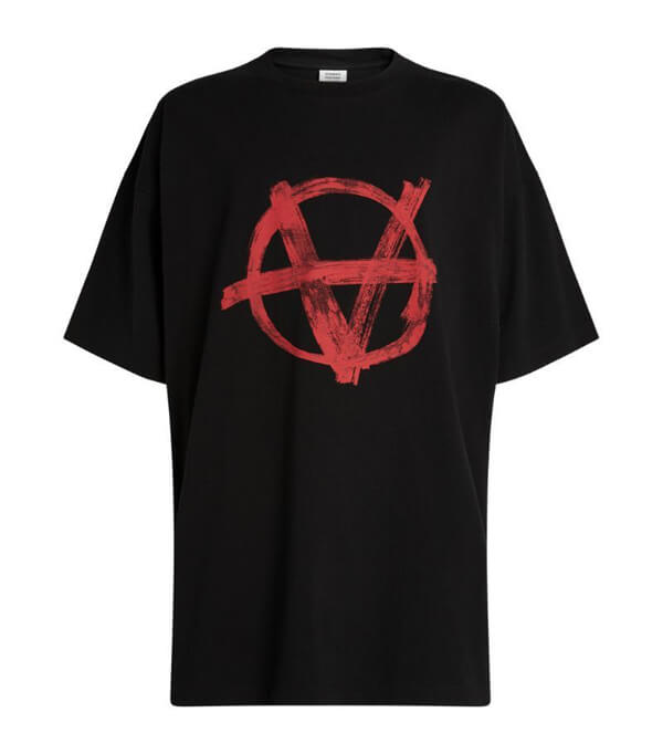ヴェトモンスーパーコピー　アナーキー　ロゴ Tシャツ201116B14809105