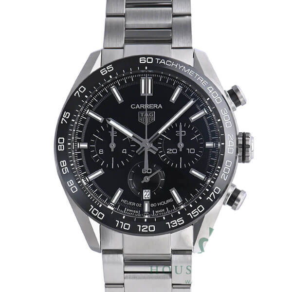 2020新作 タグ・ホイヤーコピー カレラ キャリバーホイヤー02 スポーツクロノグラフ44mm CBN2A1B.BA0643