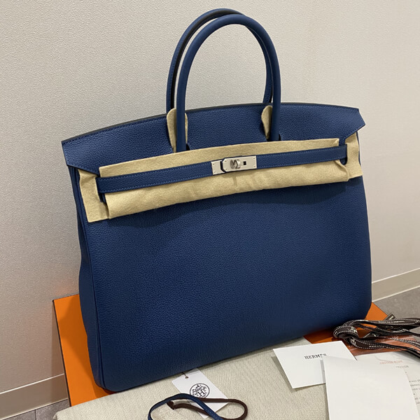 奇跡の入荷!バーキン40 偽物DEEP BLUE バーキン35 トゴ 最新刻印 PK6