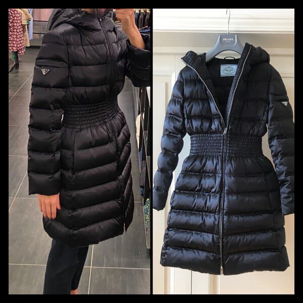 プラダ☆偽物やっぱり欲しいなプラダロングダウンコート☆ブラック 29B364
