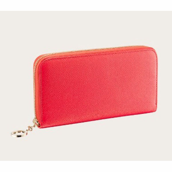 すぐお届け【ブルガリ】 偽物カーフレザー長財布37578