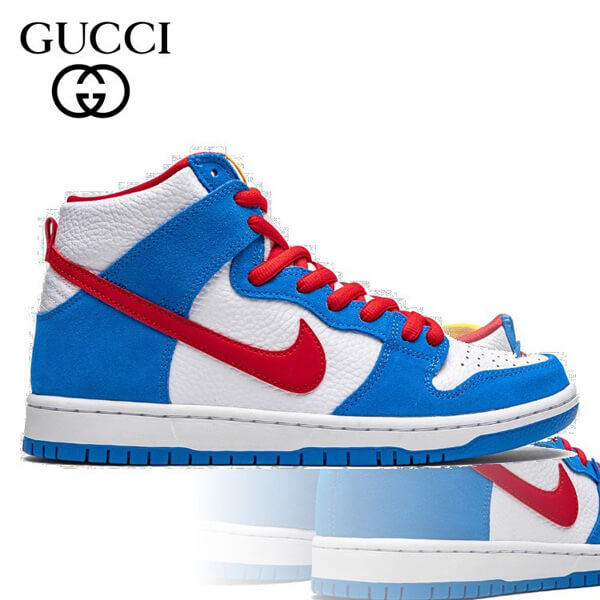 グッチ x Doraemon/ナイキSB Dunk High Doraemon スニーカースーパーコピーCI2692400