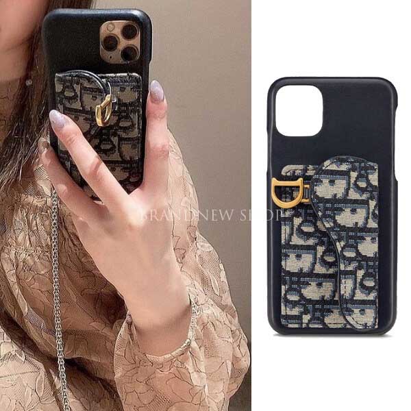ディオール オブリーク セレブ芸能人御用達 SADDLE IPHONEケース 11PRO /12・12PRO S5657CTZQ_M928