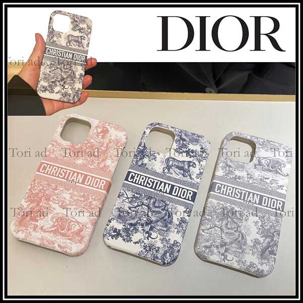 【すぐ届く】ディオール トワル ドゥ ジュイ★iPhone12/12 Pro用ケース S8045VSTJ_M956