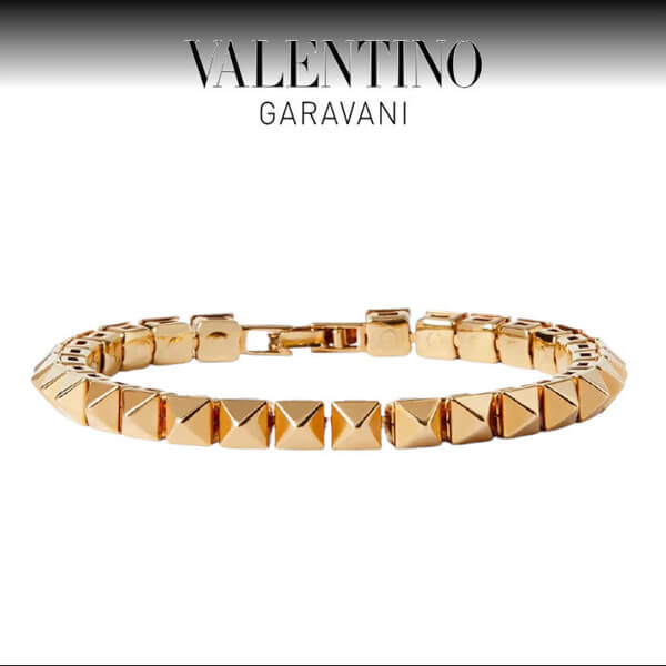 国内即発ヴァレンティノ偽物ロックスタッズ メタル ブレスレット 21033127
