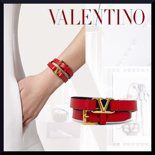 国内発・すぐ届く☆ヴァレンティノ スーパーコピー ダブルラップブレスレット 21040716