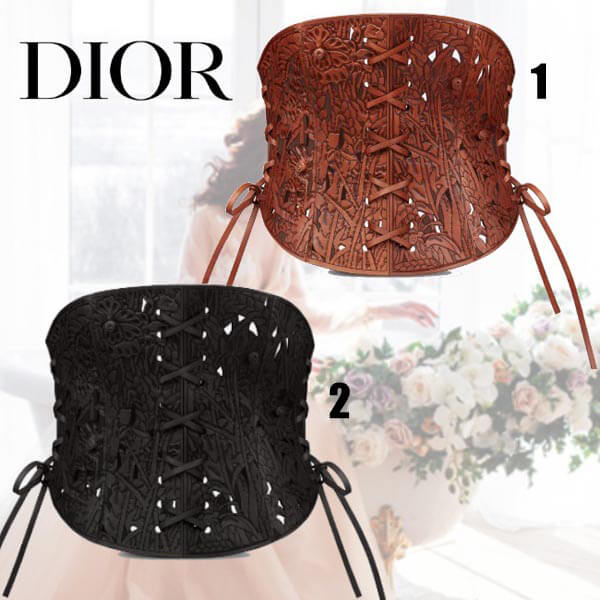 【新作】ディオール D-レースコルセットベルト 偽物 レディース B0103CLPI_M911