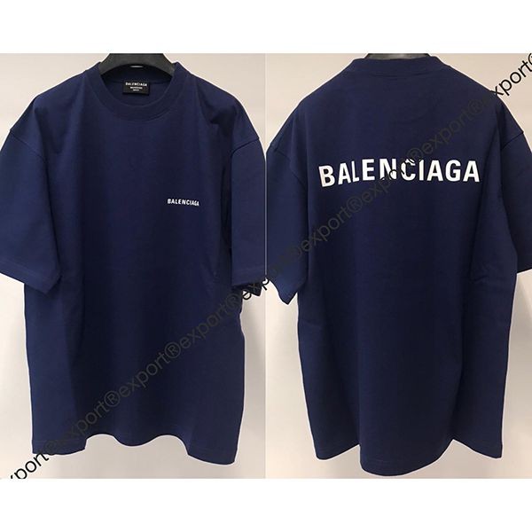 争奪戦♡バレンシアガ Tシャツ コピー★メンズ背中ロゴミディアムフィットTシャツ各色 21053111