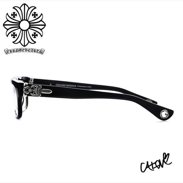 +クロムハーツ 偽物【HEY JACK U LATE II black】眼鏡 ◆CHダガー 21060956