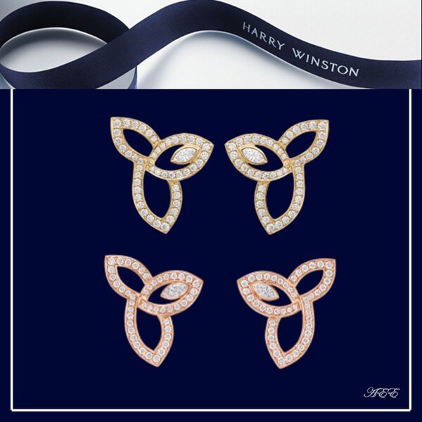 [ハリーウィンストン リリークラスター 偽物・ピアス] 21061025