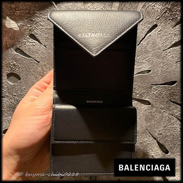 新作サイズ!バレンシアガ ペーパー ミニ 財布 コピー 21061039