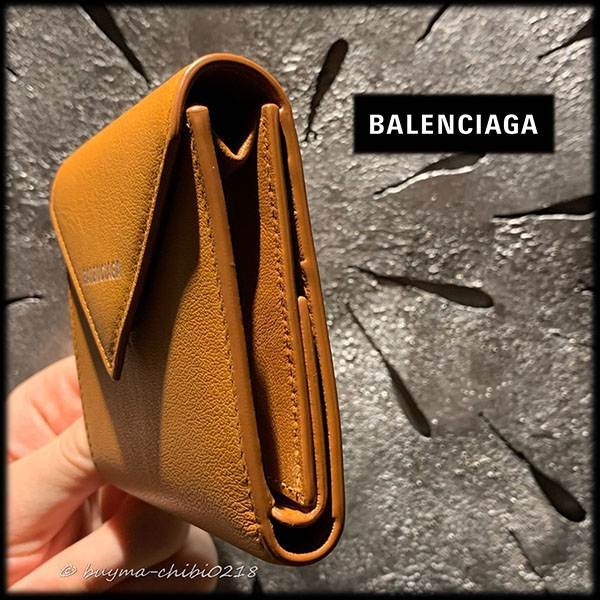 新作サイズ!バレンシアガ ペーパー ミニ 財布 コピー 21061039